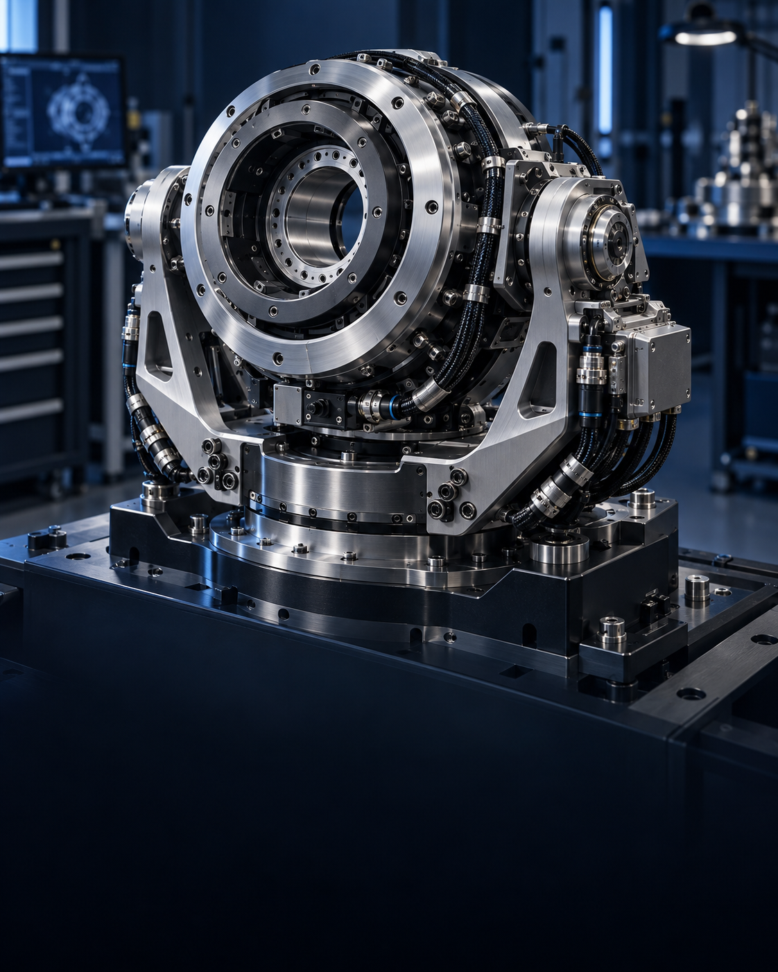 Integrated precision aerospace mechanical assembly